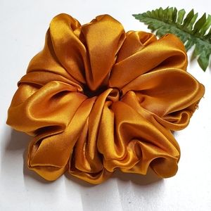 8 for $15 * Large Satin Apricot Scrunchie
